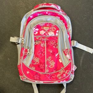 Ruipai Backpack School Girls Pink Flowers